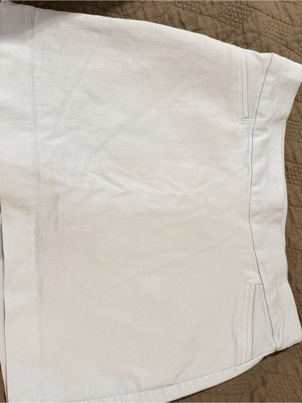 croft & barrow Light Blue Stretch Skort